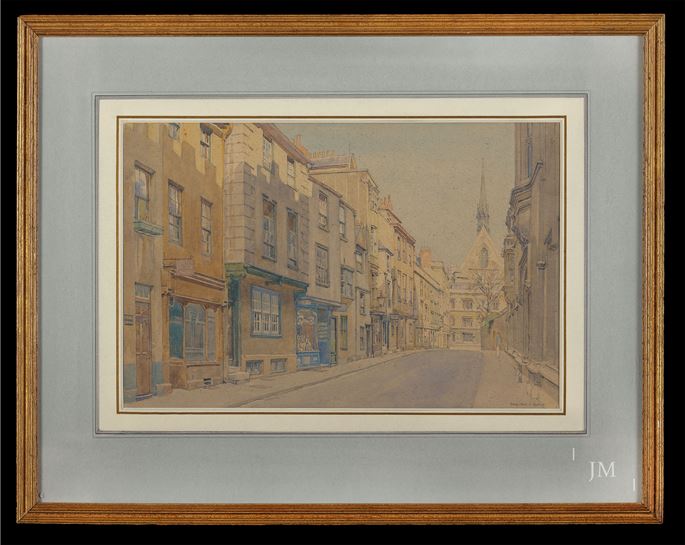 Bernard C Gotch - Ship Street, Oxford | MasterArt
